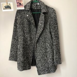 HM Grey&Black Peacoat